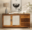 Jali Design Sheesham Wood console table With Drawer - Variant 1