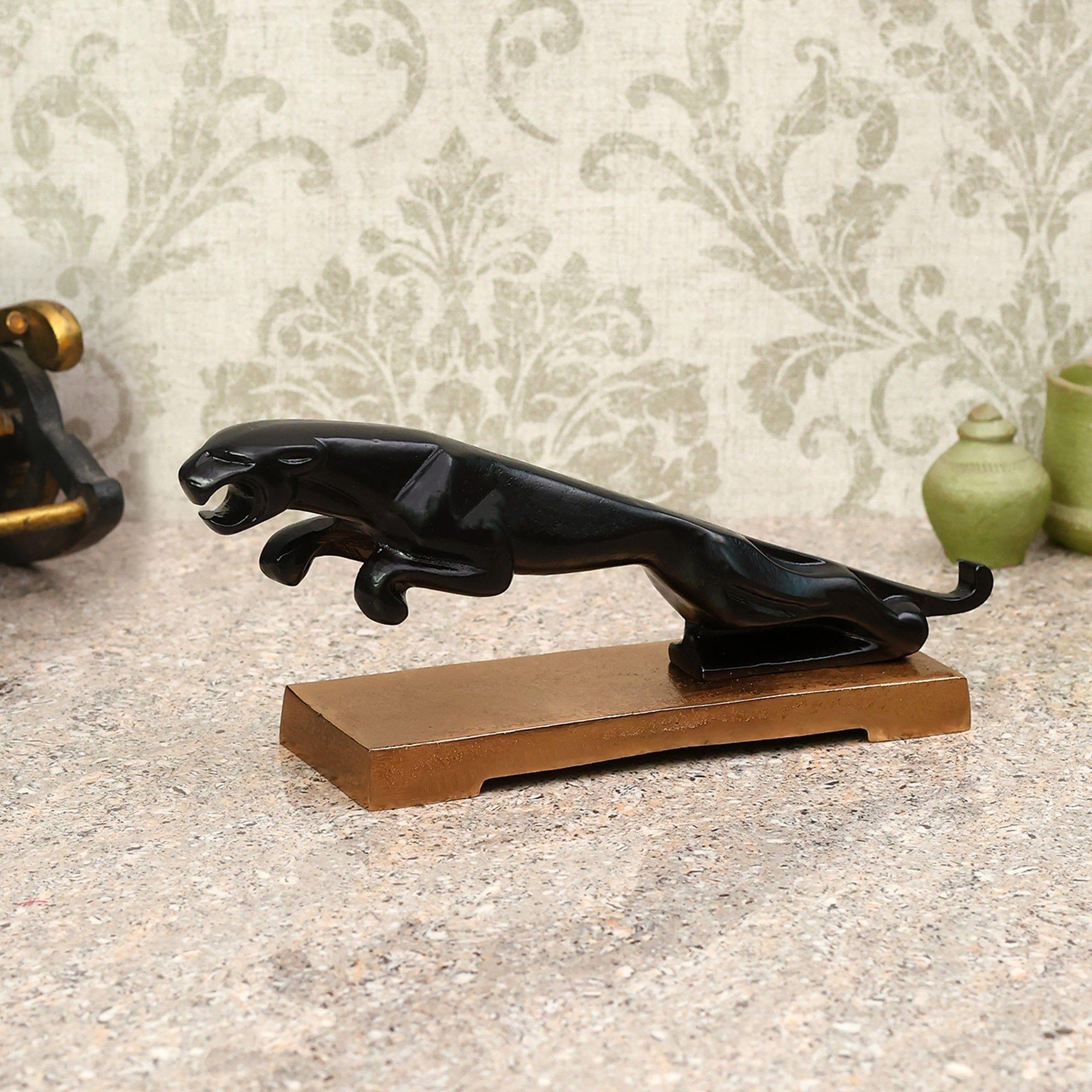 The panther's leap on gold base - 1 - Image 2