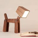 Wooden Dog-Shaped Study lamp - 2