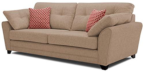 3 Seater Fabric Sofa - Image 3