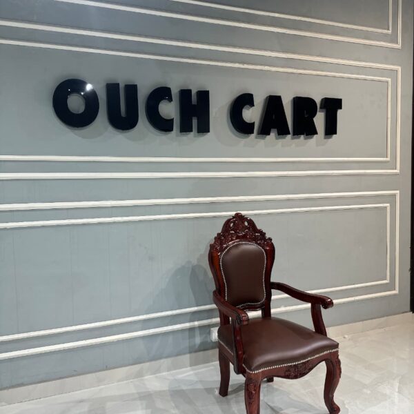 New Handicrafts Wooden Hand Carved Royal Look Chair