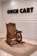 Wooden Rocking Chair Resting Chair Grandpa Rocking Chair Made Of High Quality Wood