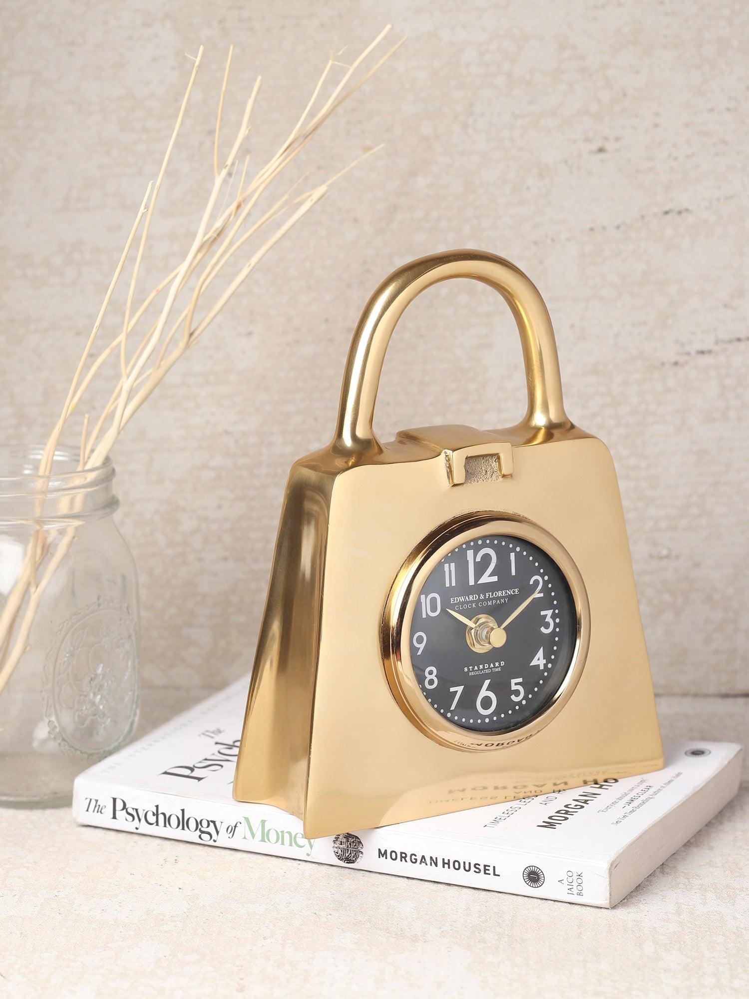 Bag of Time Table clock in Black - 1
