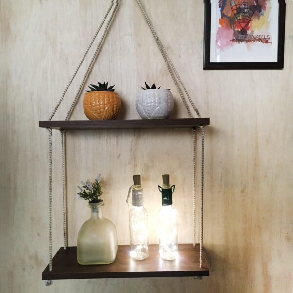 Handmade Hanging Window Shelves Wall Art By Miza - 1