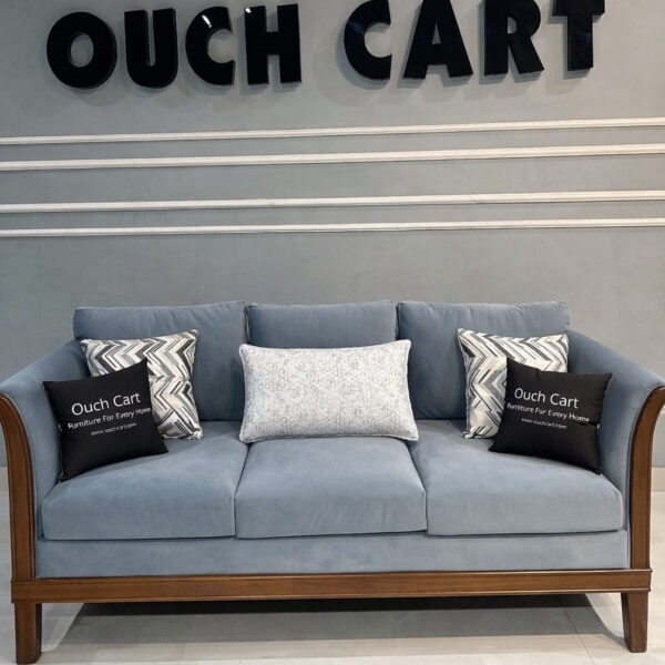 Modern Fabric Sofa Set (3+3 Seater) with Solid Wood Frame | Elegant Living Room Seating