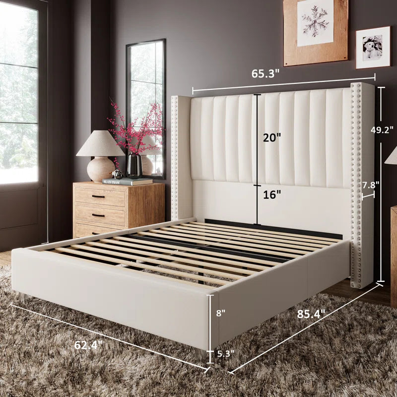 Addesyn Upholstered Platform Bed - Image 3
