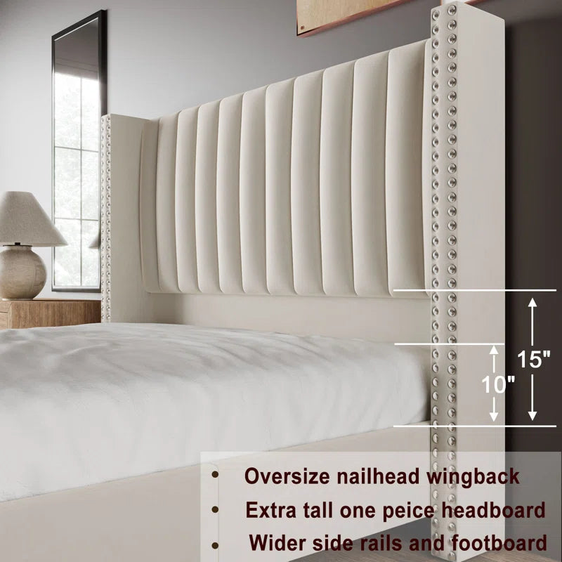 Addesyn Upholstered Platform Bed - Image 7