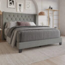 The Ameire Upholstered Wingback Bed – A Touch of Luxury for Your Bedroom