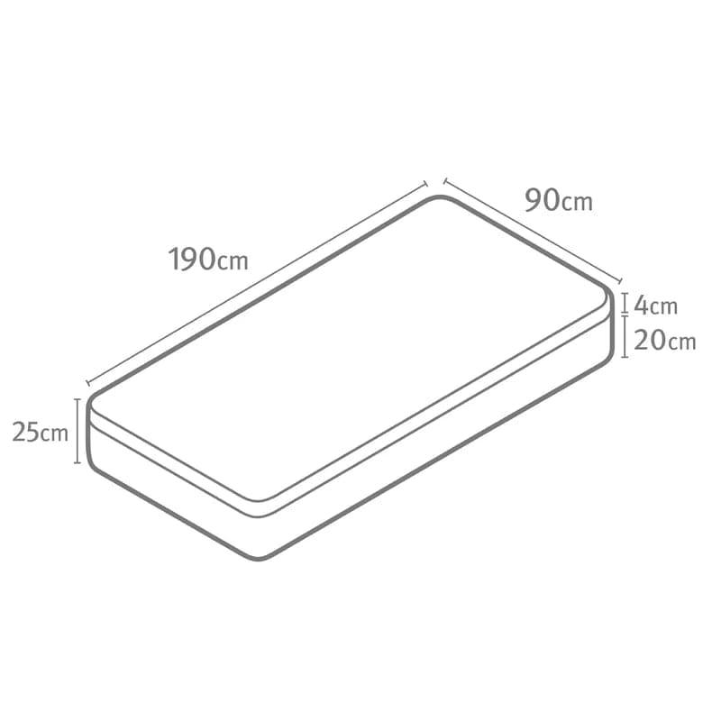 Bella Eco Comfort Miracoil Divan Bed - Image 10