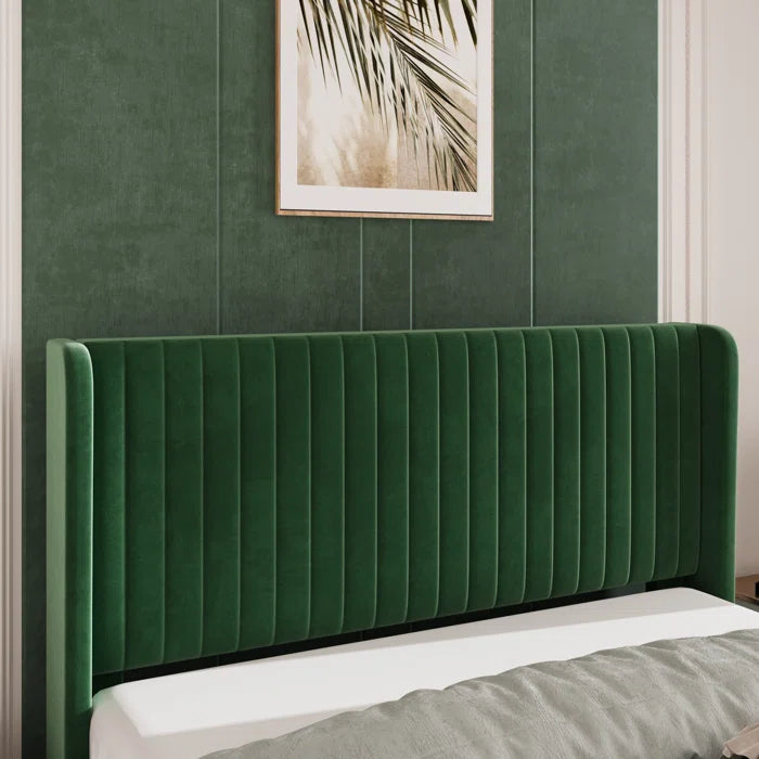 Candler Upholstered Platform Bed with Wingback - Image 14