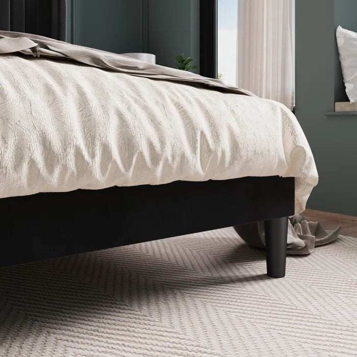Candler Upholstered Platform Bed with Wingback - Image 8