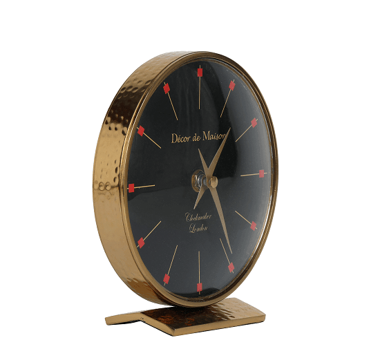 Minno Gold Table clock - 1 - Image 3