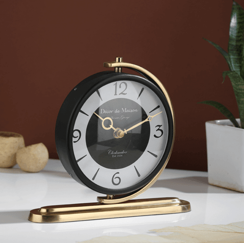 Aleksi Table clock Gold - 1