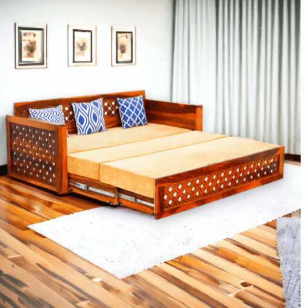 SOFA CUM BED SHEESHAM WOOD