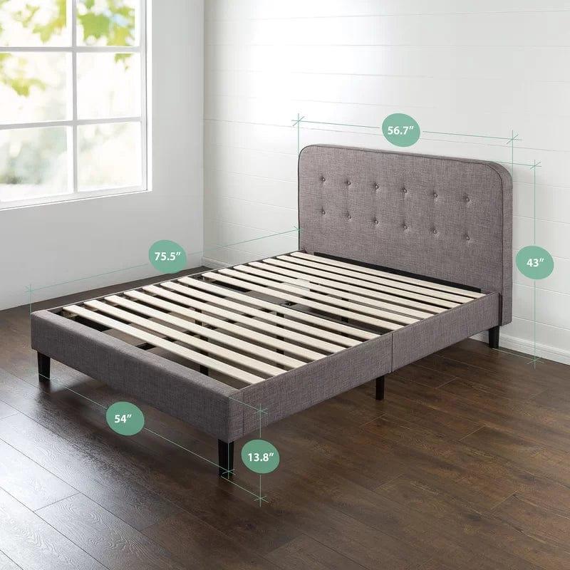 Electra Upholstered Platform Bed - Image 7