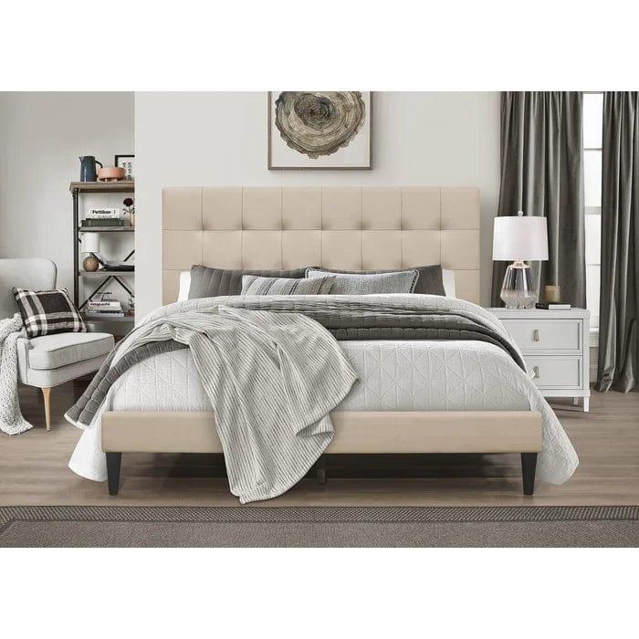Forsan Tufted Upholstered Low Profile Platform Bed - Image 7