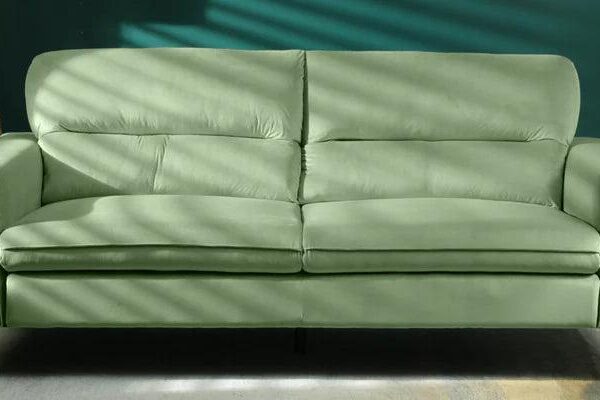 Velvet 3 Seater Sofa In Teal Green Colour