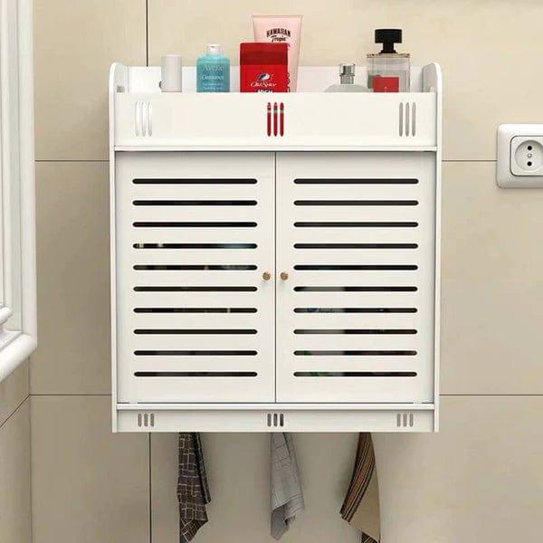 Wall Mounted PVC Bathroom [ 38 ] Storage Cabinet  (8 INCH) - Variant 1
