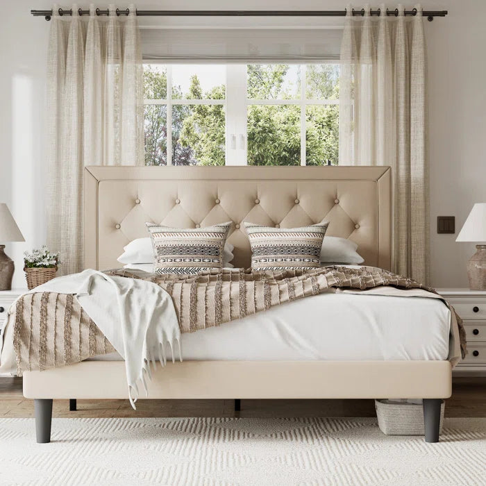 The Hegg Tufted Upholstered Platform Bed for a Dreamy Bedroom Retreat - Image 23