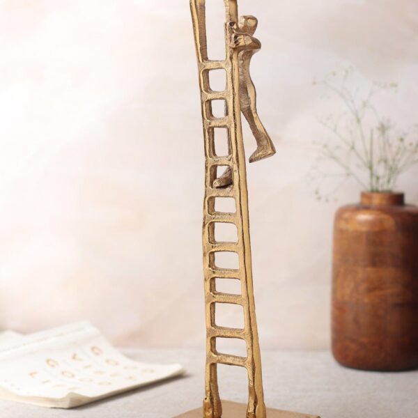 Ascendant Dreamer Sculpture in Gold - 1