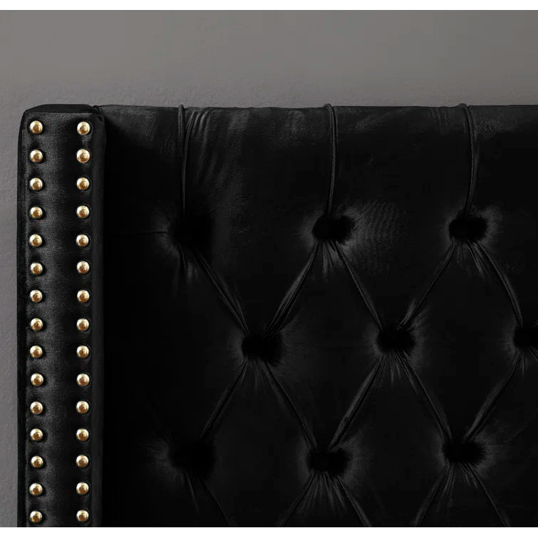 Joclynn Upholstered Wingback Bed - Image 13