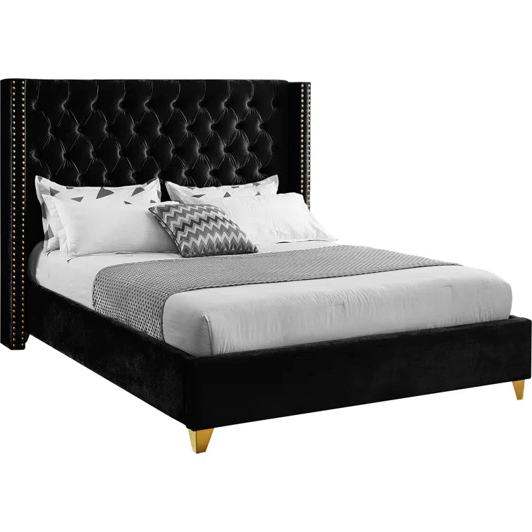 Joclynn Upholstered Wingback Bed - Image 12