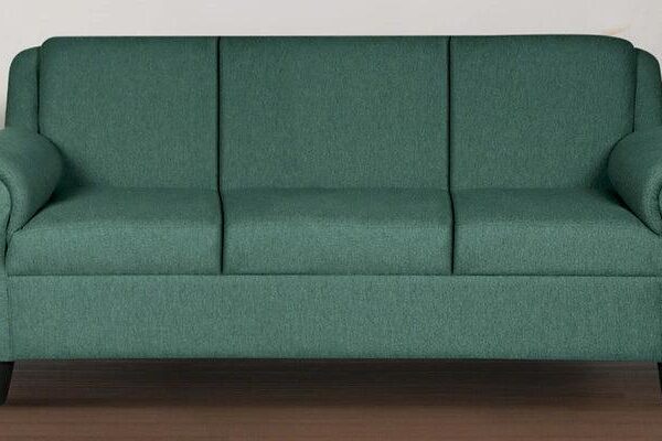 Fabric 3 Seater Sofa In Imperial Green Colour
