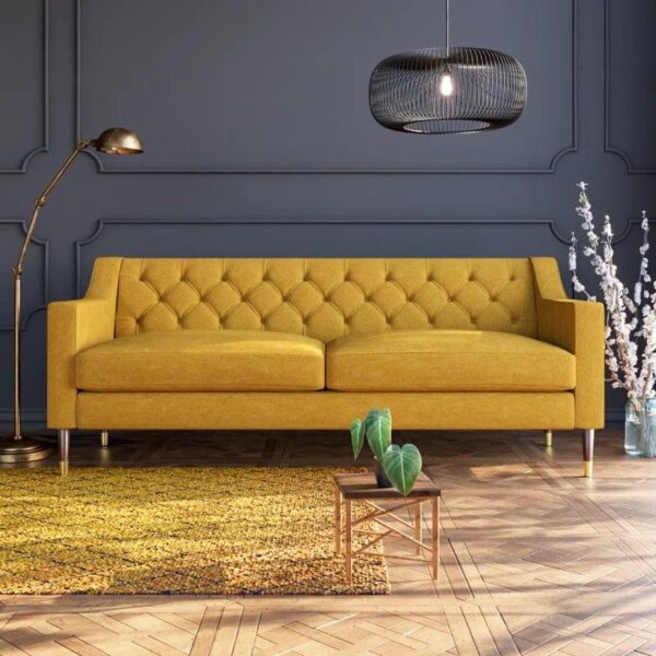 Kalida 3 Seater Upholstered Sofa