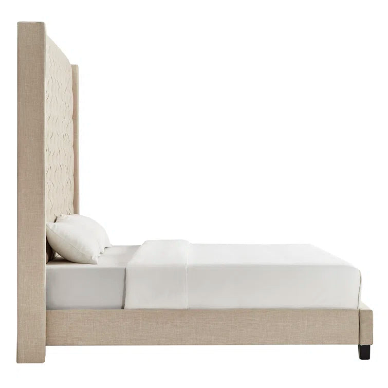 Kaster Upholstered Wingback Bed - Image 2