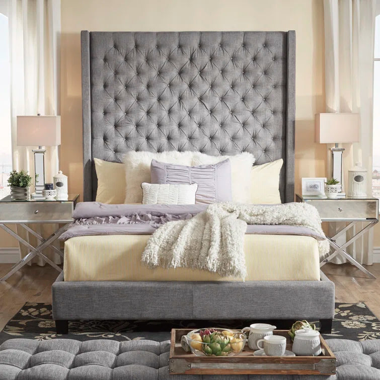 Kaster Upholstered Wingback Bed - Image 5