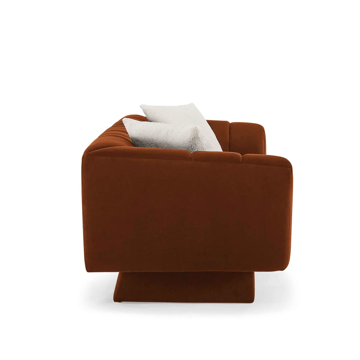 Modern Sofa Couch with Pillows – Minimore Lefferts Contemporary 3-Seater Living Room Sofa - Image 6
