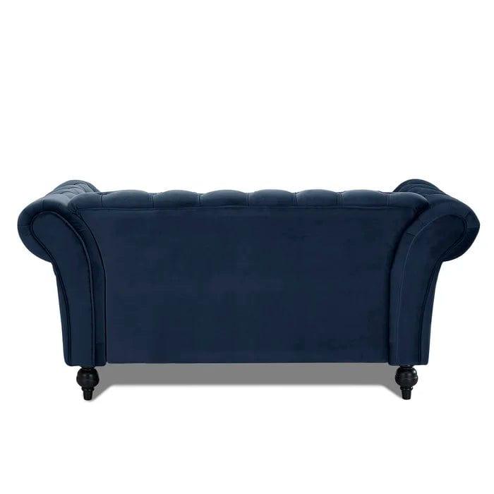 Mayfair Grey 2 Seater Chesterfield Sofa - Image 4