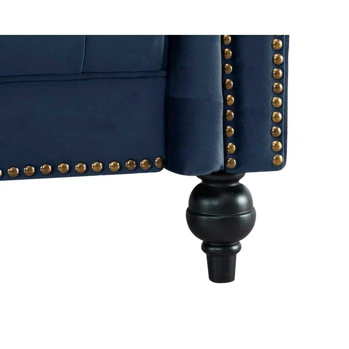 Mayfair Grey 2 Seater Chesterfield Sofa - Image 7