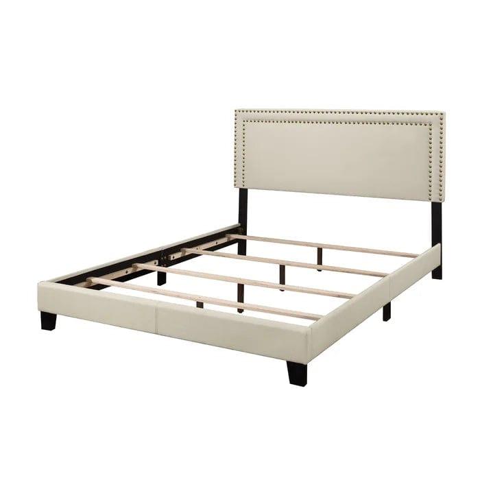 Misael Tufted Low Profile Standard Bed - Image 3