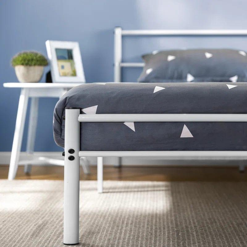 Otelia Premium Steel Bed Frame With Headboard - Image 4