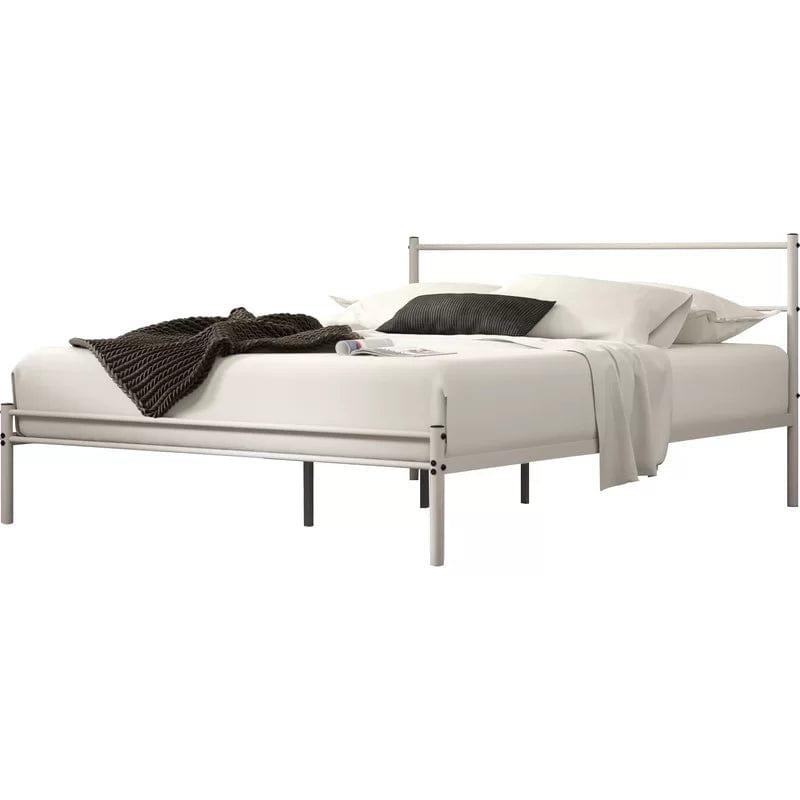 Otelia Premium Steel Bed Frame With Headboard - Image 5