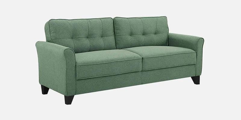 Fabric 3 Seater Sofa In Green Colour - Image 3