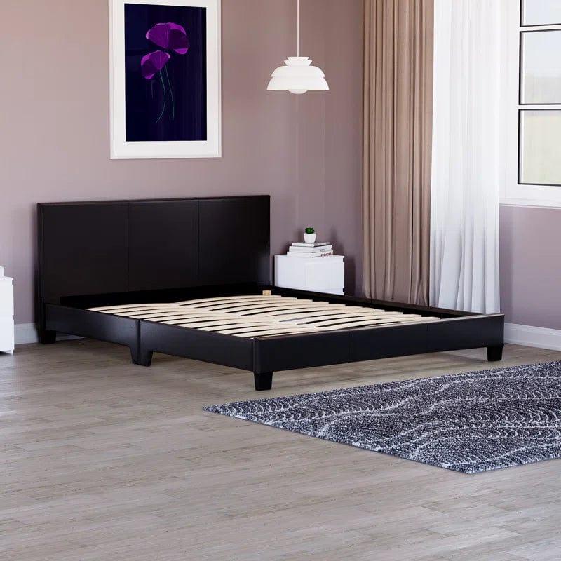 Scipio Upholstered Faux Leather Bed - Image 6