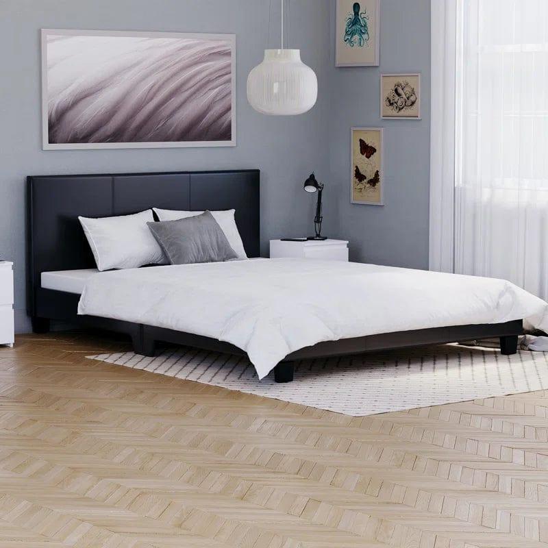 Scipio Upholstered Faux Leather Bed - Image 8