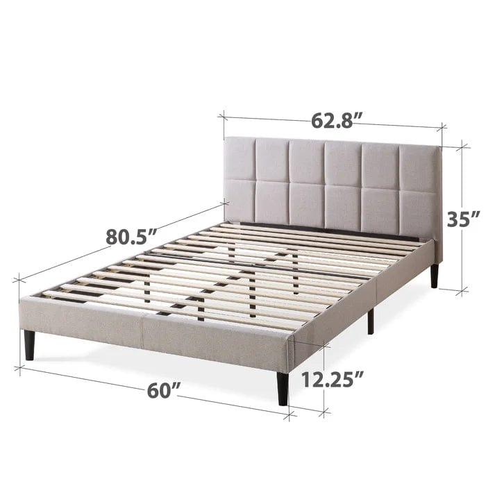 Suhavi Tufted Upholstered Platform Bed - Image 6