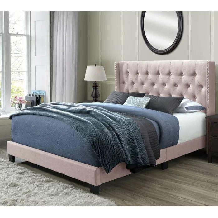 Tianna Tufted Upholstered Low Profile Standard Bed - Image 9