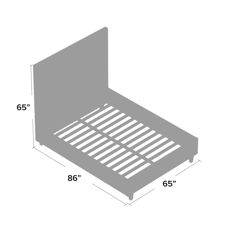 Upholstered Platform Bed - Image 4