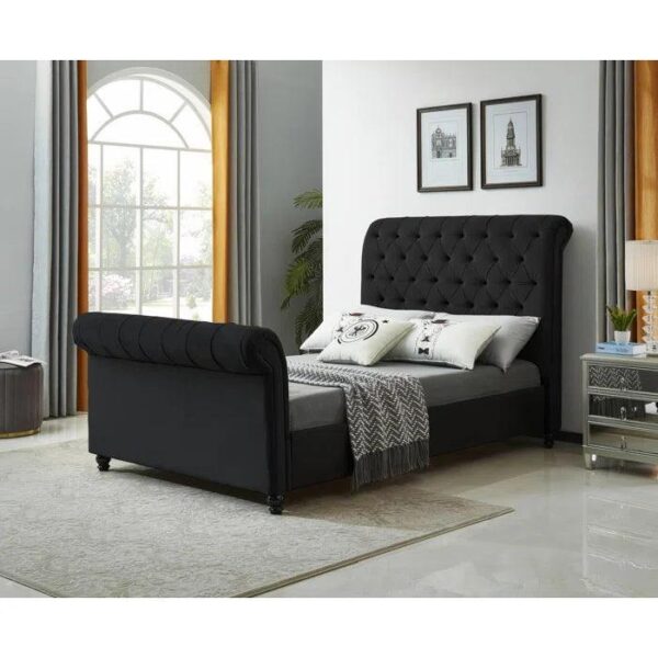 Upholstered Sleigh
