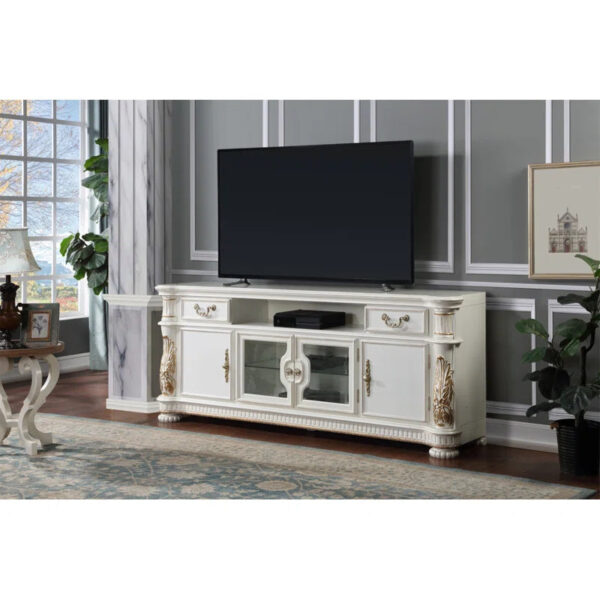 Vendome 2-Drawer TV Stand in Antique Pearl - Variant 1