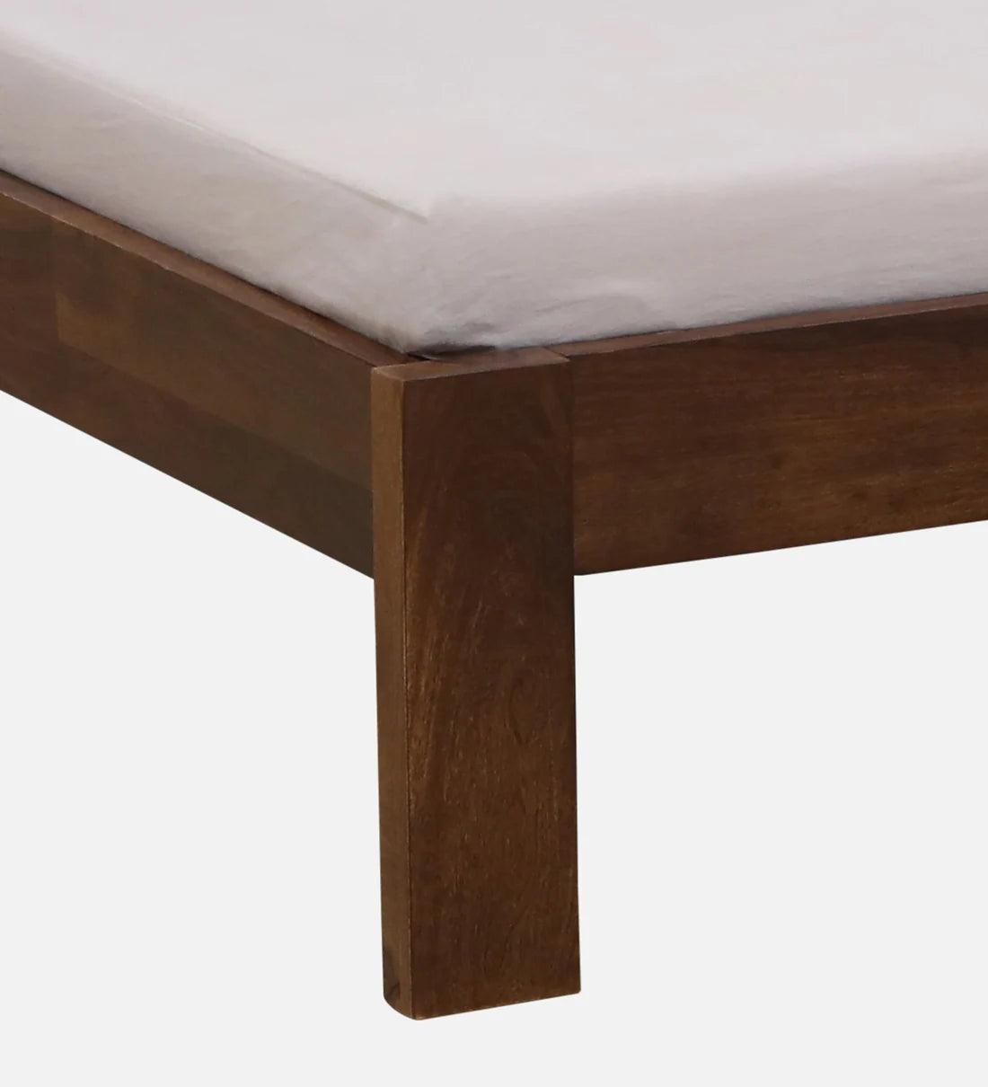 Bliss Cane King Size Bed In Scratch Resistant Teak Finish - Image 8