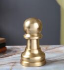 Chess Pawn Gold Showpiece, - 1