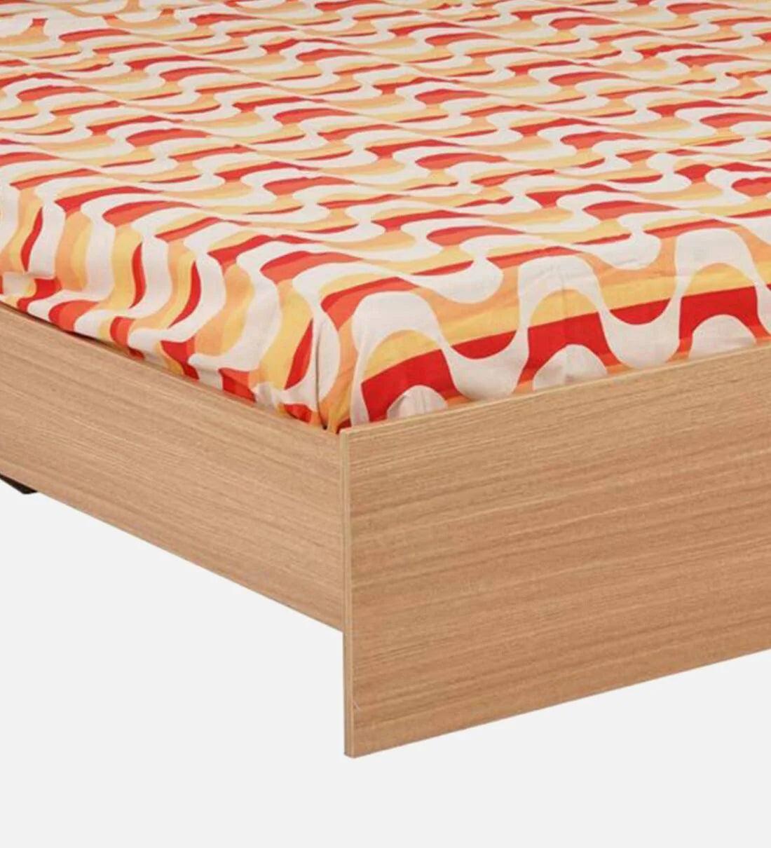 Duso King Size Bed in Urban Teak Finish - Image 6