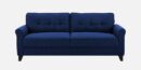 Fabric 3 Seater Sofa In Cool Cobalt Colour