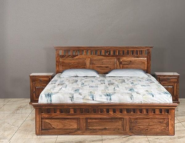 Sheesham Wood Nayandini Maharaja Bed
