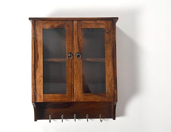 Sheesham Wood Saira Wall Shelf - Variant 1